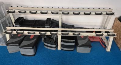 Large 2 Tier Commercial Dumbbell Rack