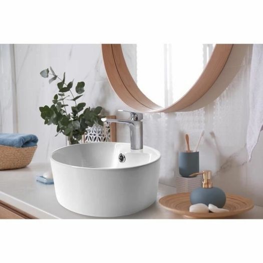 Bathroom  Storage Cabinet  Laundry Basket vintage style