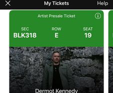 Dermot Kennedy tickets