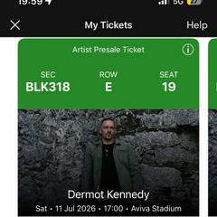 Dermot Kennedy tickets