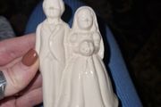 Vintage Porcelain Wedding Ornament