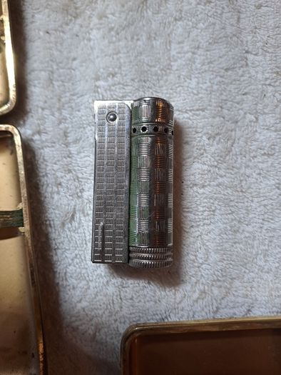 vintage cigarette cases and imco lighter