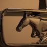 FORD 1964-1965 Mustang Pony Chrome Grill Emblem Display Muscle Car Image 3