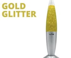 Linx 16 inch  Lava Lamp Gold Glitter