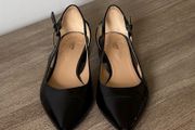 Lloyd black patent leather pumps