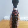 Wooden Hand Carved Hand Painted Duck Clothes Brush Image 2