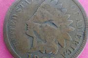 1902 American Indian head One Cent coin