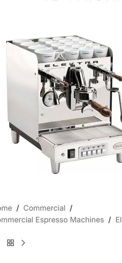 Commercial coffee Elektra sixties coffee machine