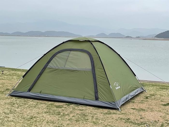 4 Man Camping Tent - 3 to 4 Person Dome Tent Lightweight, Waterproof Family tent, Compact, Quick Setup. Outdoors, Backpacking