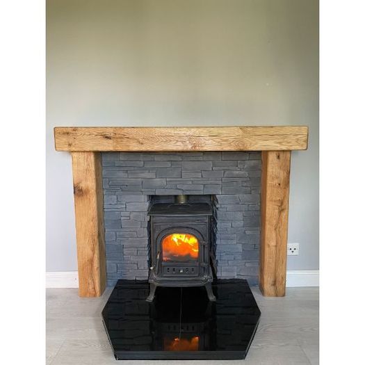 Mantel & Uprights Timber Beam Surrounds