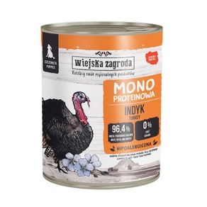 Country of Animals MONOPROTEIN TURKEY wet food for Puppies 800g