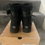 Ladies Black Suede Josette Ugg Australia Boots with Leather Bow Size UK4.5 Image 8