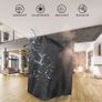Treadmill Cover, Waterproof Folding Treadmills Cover for Home Running Machine Outdoor Treadmill Dust Covers - 117x97x168cm (Black) Image 2