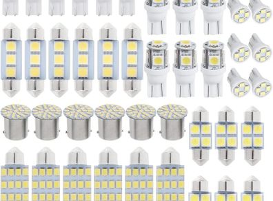 42 Pcs LED Interior Light Kit Car LED Lights Interior Lights 6000K