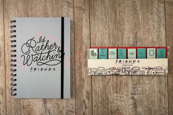 Friends Notebook and Sticky Notes Stationery