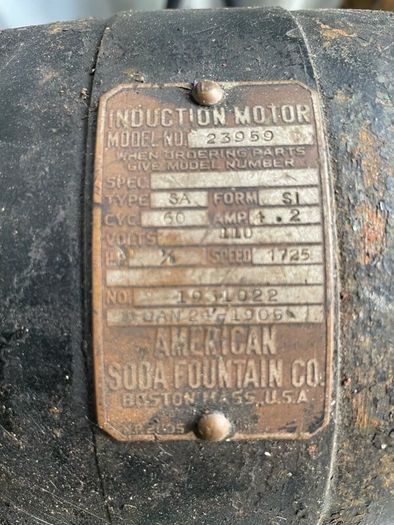 Old American vintage machinery