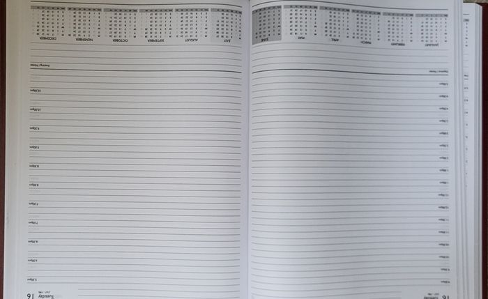 2026 Diary A4 Size, never used