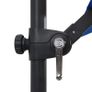 Cantilever Umbrella with LED lights and Steel Pole 250x250 cm Azure Blue Image 6