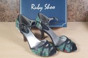 Ruby Shoo Eliza blue high heels Size UK 8 EU 41