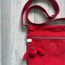 Kipling Arto Medium Crossbody Bag Red Rouge Image 2