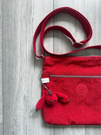 Kipling Arto Medium Crossbody Bag Red Rouge