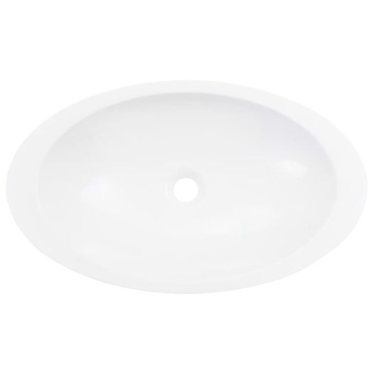 Wash Basin 59.3x35.1x10.7 cm Mineral Cast/Marble Cast White