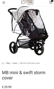 Mountain Buggy rain cover - Swift & Mini
