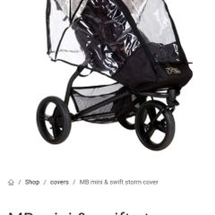 Mountain Buggy rain cover - Swift & Mini