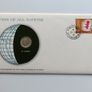 Vintage St Vincent Eastern Caribbean States 1965 Coin Stamp cover BUNC Image 2