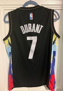 Nike Brooklyn Nets, Durant 7, Jean-Michel Basquiat jersey