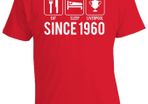 60th Birthday T Shirt, Gift for him and her, Eat Sleep Liverpool 1960 shirt, 60th Birthday Party Shirt, 60th Present - Unisex T-Shirt