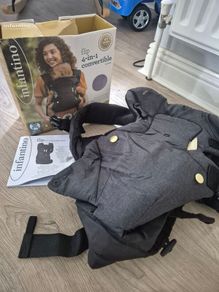Infantino Flip Advanced 4-in-1 Baby Carrier Black