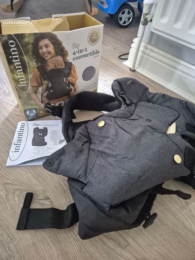 Infantino Flip Advanced 4-in-1 Baby Carrier Black