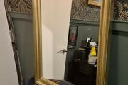 gold framed mirror