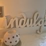 Wooden "indulge" Lettering Image 3