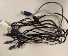 USB A to USB B cables