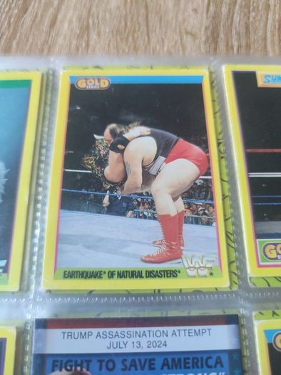 Vintage wwf cards