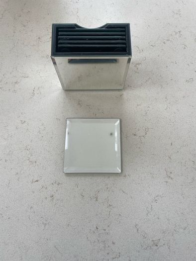 Laura Ashley mirrored coasters