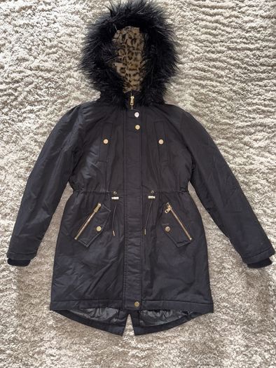 Next fully lined hooded winter coat age 12 as new!