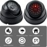 Dummy Cameras Fake CCTV 2PCS, Dome Dummy Fake Security CCTV Camera Simulation Monitor with Flashing LED Light, Dummy CCTV Camera Outdoor Indoor, Dummy Fake Camera Waterproof with 2 CCTV Signs + Screws Image 4