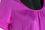 Comma vibrant pink top, size 12