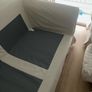 IKEA Ektorp 2 Seater and Footstool Image 4