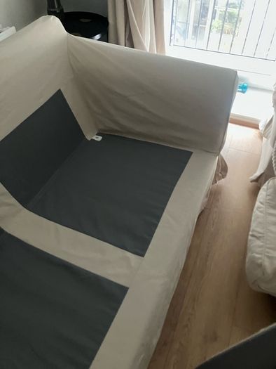 IKEA Ektorp 2 Seater and Footstool