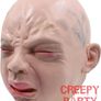 Crying Baby Face Mask Human Realistic Latex Full Head Masks for Halloween Costume Party Carnival Cosplay Image 2