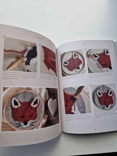 Punch needle embroidery set