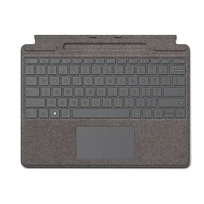 Microsoft Signature Platinum Keyboard with Stand for Surface Pro 8/9 - QWERTZ Keyboard