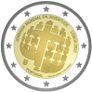 Portugal 2 Euro Commemorative Coin 2023 - World Youth Day 2023 Lisbon BU. Blister Card. Image 3