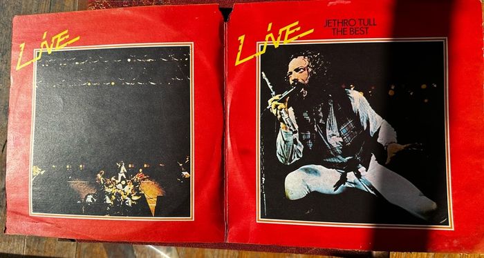 Jethro Tull double album the Best of Live Sample copy not for sale stamped on front sleeve in vg condition