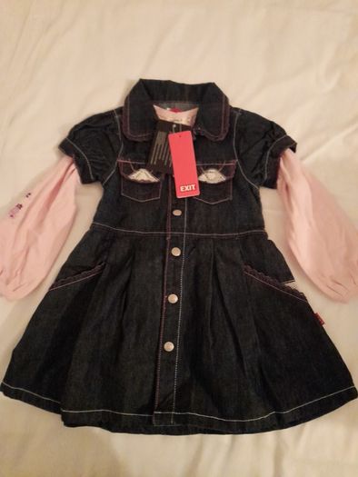 Denim dress,age 3,brand new