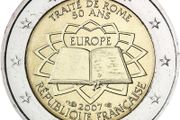 France 2 Euro Commemorative Coin 2007 - Treaty of Rome. Uncirculated.